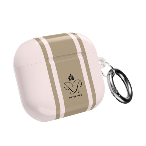 Privé Pet Signature Stripe AirPods Case