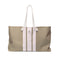 Riviera Stripe Dog Mom Weekender & Beach Tote