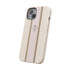 Blush Stripe iPhone Case — Biodegradable Minimalist iPhone Cover