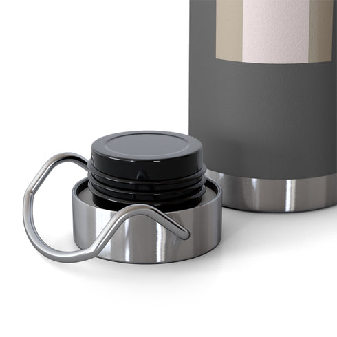 Privé Pet Blush Stripe Insulated Water Bottle – 22oz