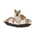 Privé Pet Signature Stripe Luxury Fleece Pet Bed