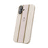 Blush Stripe iPhone Case — Biodegradable Minimalist iPhone Cover