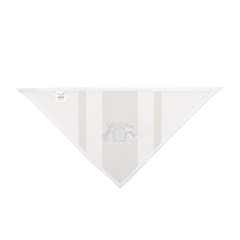 Privé Pet Blush Crest Stripe Dog Bandana