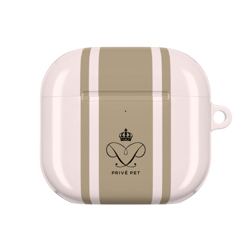 Privé Pet Signature Stripe AirPods Case
