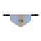 Riviera Stripe Crest Dog Bandana Collar