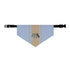 Riviera Stripe Crest Dog Bandana Collar