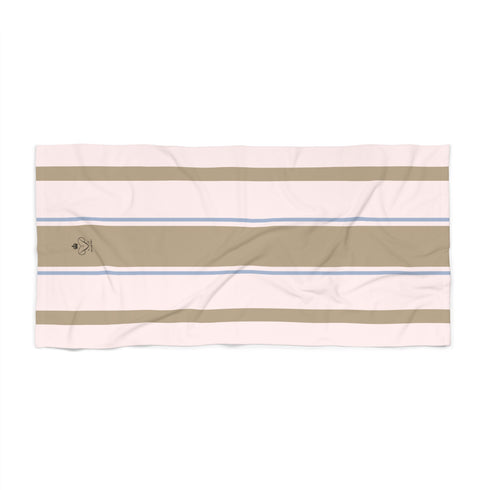 Riviera Stripe Beach Towel