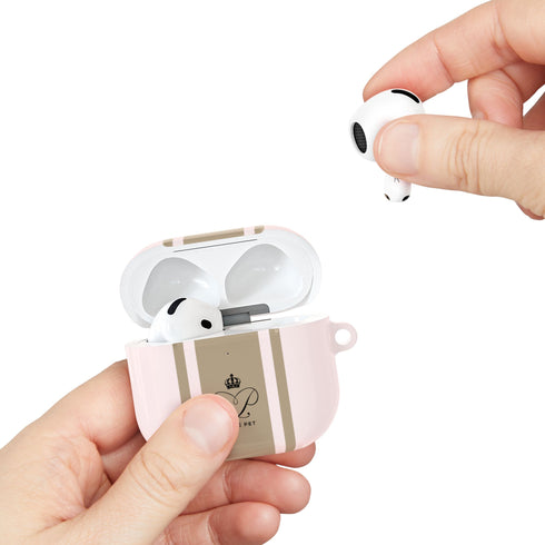 Privé Pet Signature Stripe AirPods Case