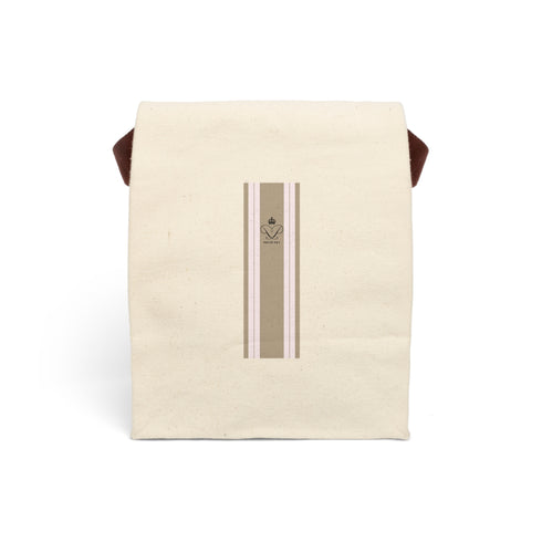 Privé Pet Riviera Stripe Canvas Lunch or Treat Tote