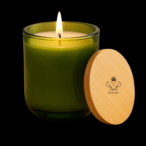 Privé Pet Signature Home Candle 14oz – Cotton Wick & Soy Wax (Scented + Unscented)