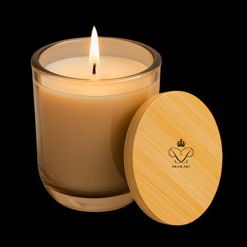 Privé Pet Signature Home Candle 14oz – Cotton Wick & Soy Wax (Scented + Unscented)