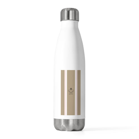 Privé Pet Stripe Stainless Steel Insulated Water Bottle