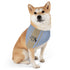 Riviera Stripe Crest Dog Bandana Collar