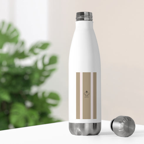 Privé Pet Stripe Stainless Steel Insulated Water Bottle