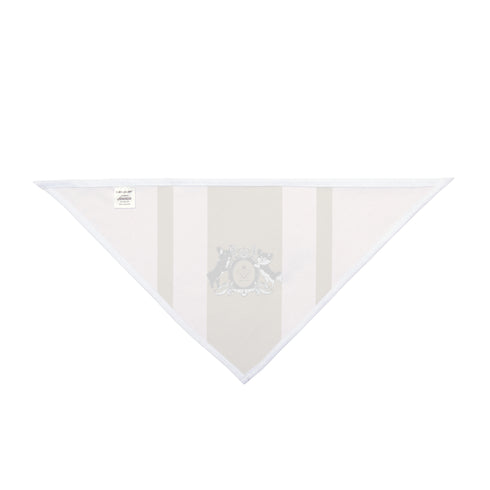 Privé Pet Blush Crest Stripe Dog Bandana