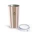 Privé Pet Blush Stripe Stainless Steel Tumbler – 20oz