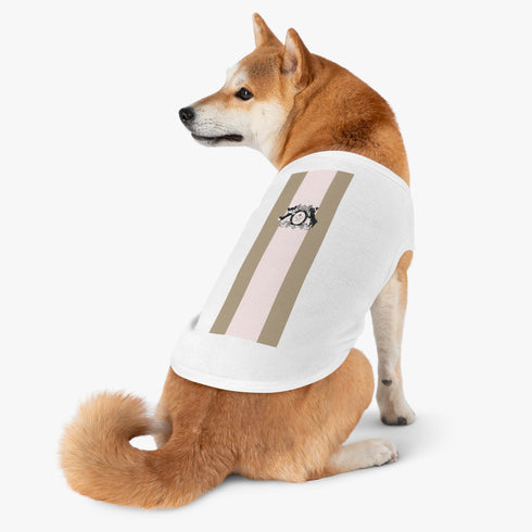 Privé Pet Cotton Striped Dog Tank