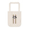 Crown Stripe Organic Canvas Tote Bag