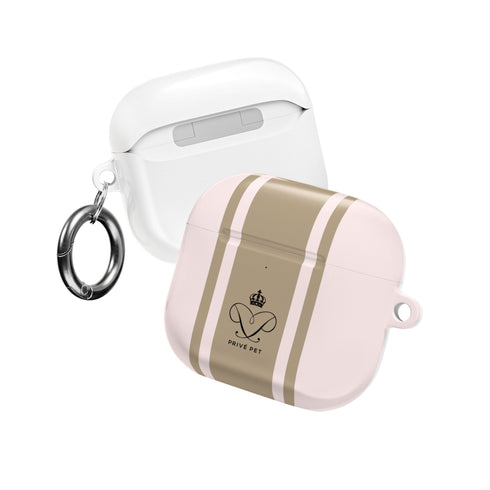Privé Pet Signature Stripe AirPods Case
