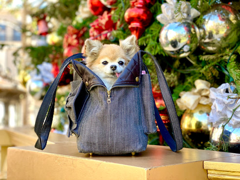 The Dauphine Dog Carrier for Toy Breeds